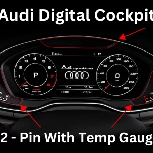 Audi Speedo With Temp Gauge