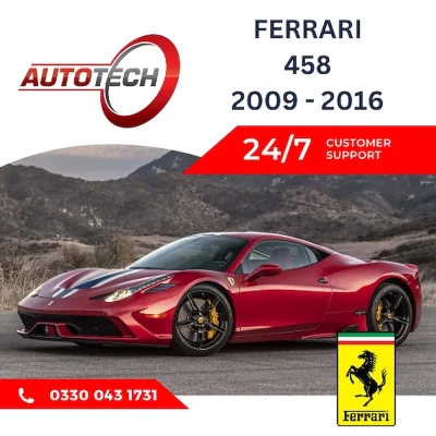 Ferrari 458 Mileage Blocker 2009 - 2016