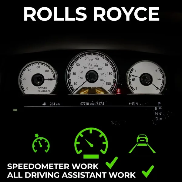 Rolls Royce Analogue Speedo