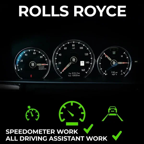 Rolls Royce Digital Speedo