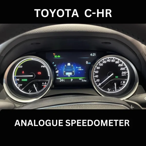 Toyota C-HR Analogue Speedometer