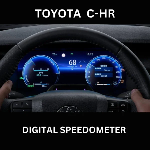 Toyota C-HR Digital Speedometer