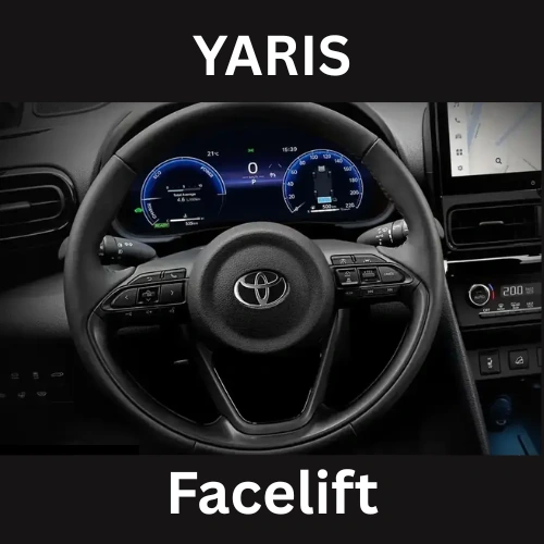 Toyota Yaris Digital Facelift Speedometer