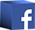  Facebook 3d Logo qube for link to social media platform
