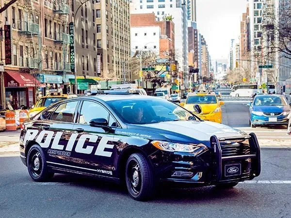 American Police car