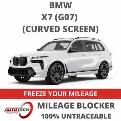 BMW X7 Curved Screen Mileage Blocker