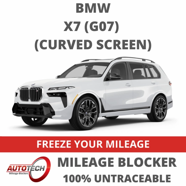 BMW X7 Curved Screen Mileage Blocker