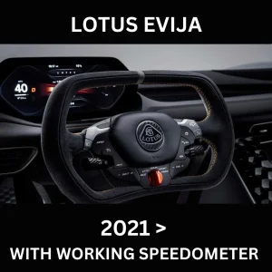 Lotus Evija Mileage Blocker Dash