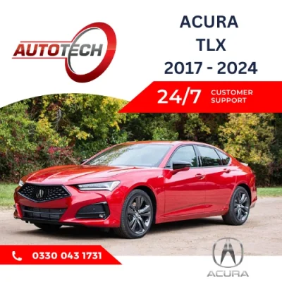 Red Acura TLX Mileage Blocker